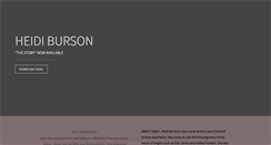 Desktop Screenshot of heidiburson.com