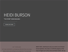 Tablet Screenshot of heidiburson.com